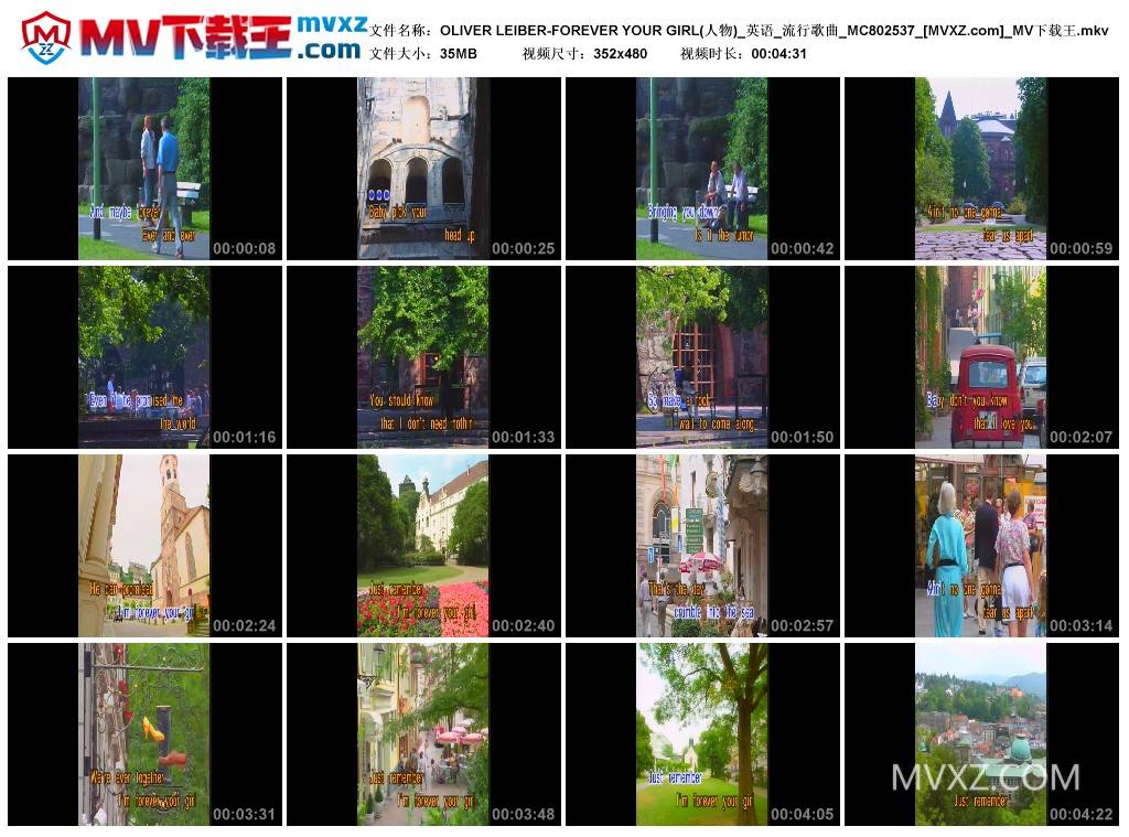 OLIVER LEIBER-FOREVER YOUR GIRL(人物)_英语_流行歌曲_MC802537